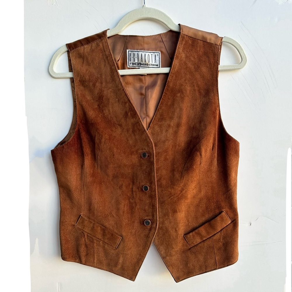 BB Dakota vintage suede leather vest